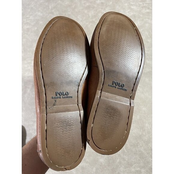 Polo Ralph Lauren Mens Size 11.5 Bienne Brown Leather‎ Casual Boat Shoe Mocassin main image 7